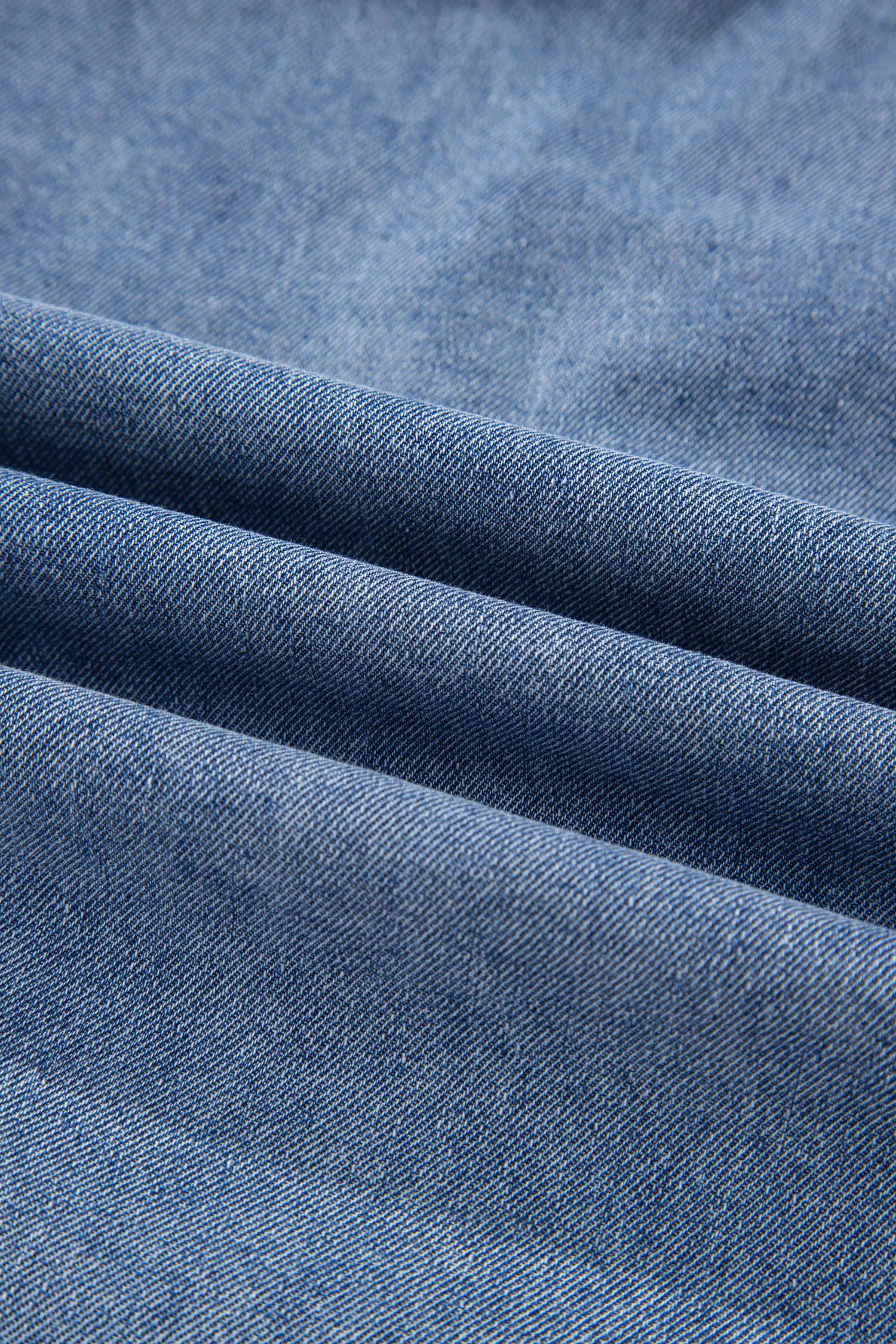 Denim Pleated Patchwork Sleeveless Top