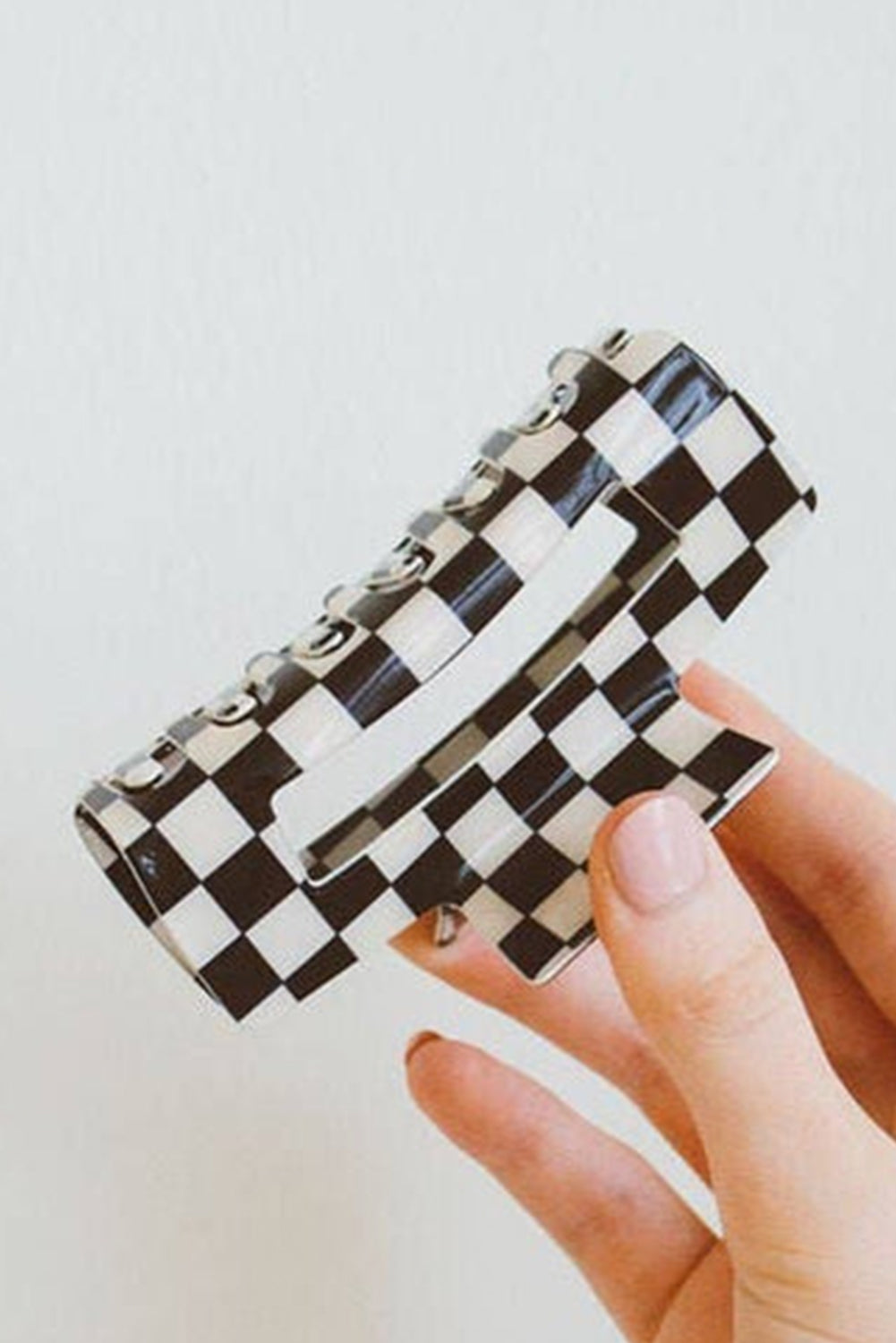 Checkered Hair Clip