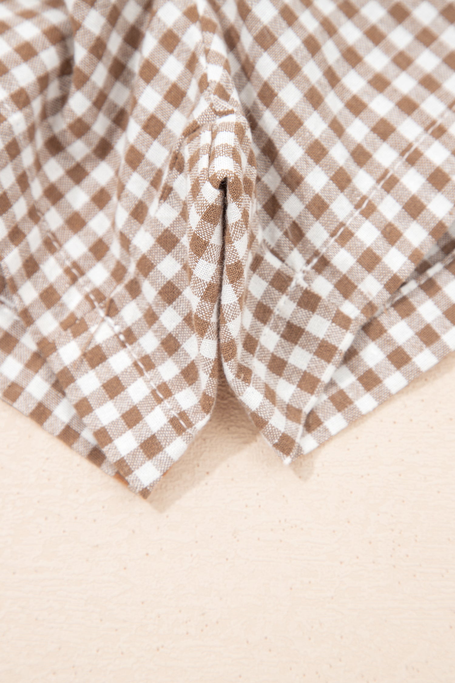 Plus Size Plaid Shorts