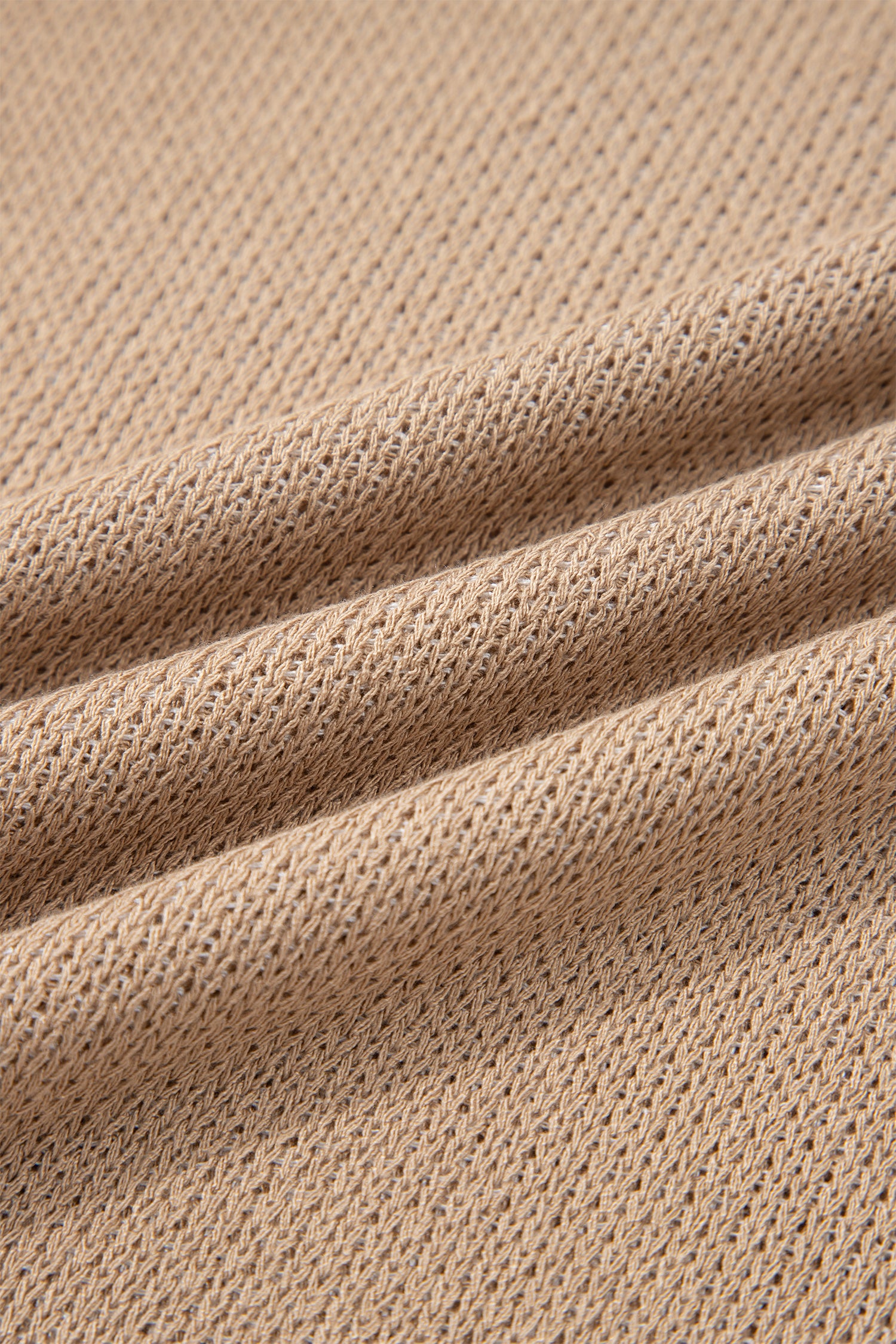 Goat Horse Shoe Pattern Contrast Trim Short Sleeve Sweater