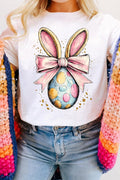 Easter Egg Bow Bunny Ear T-Shirt