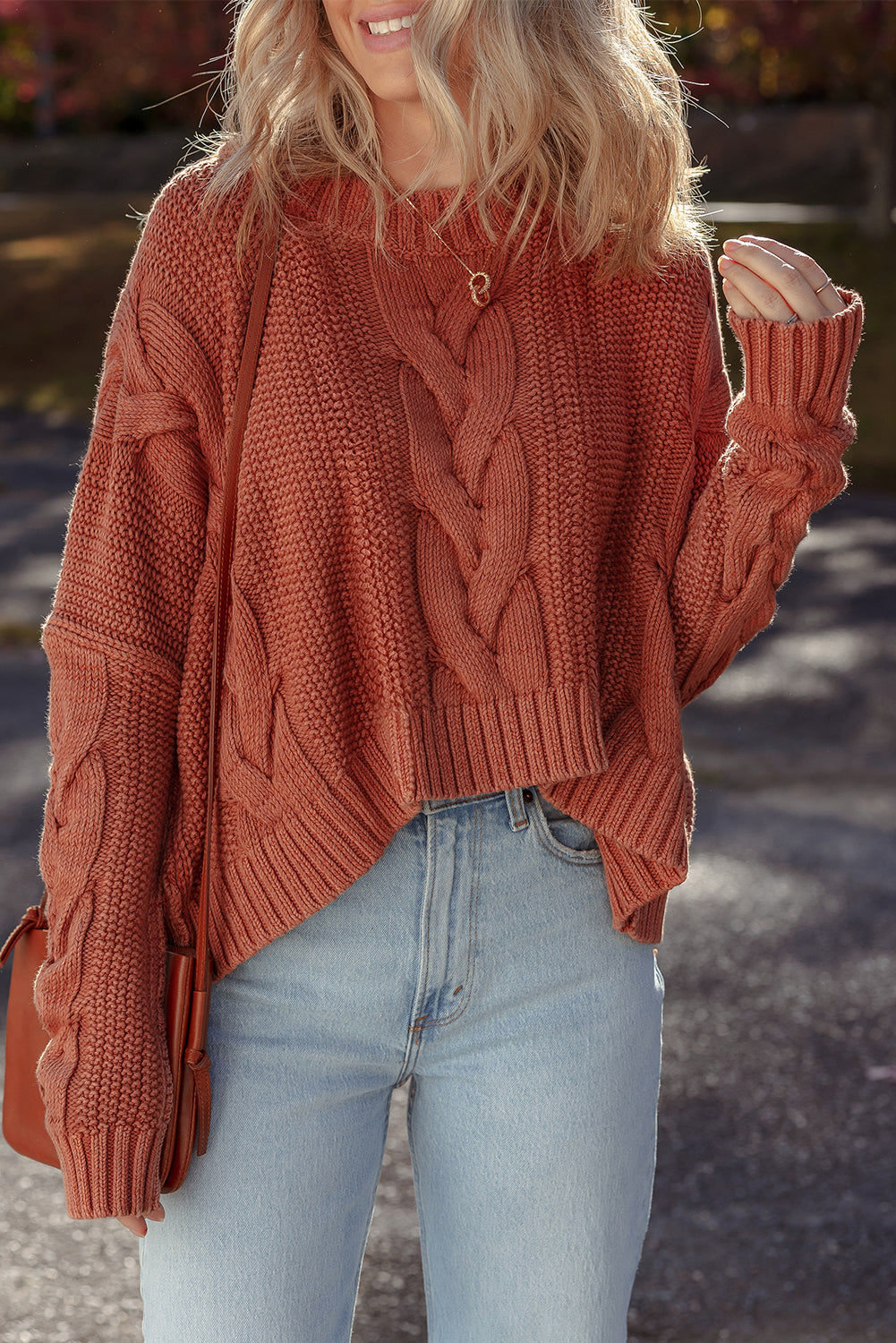 Burl Textured Knit Sweater