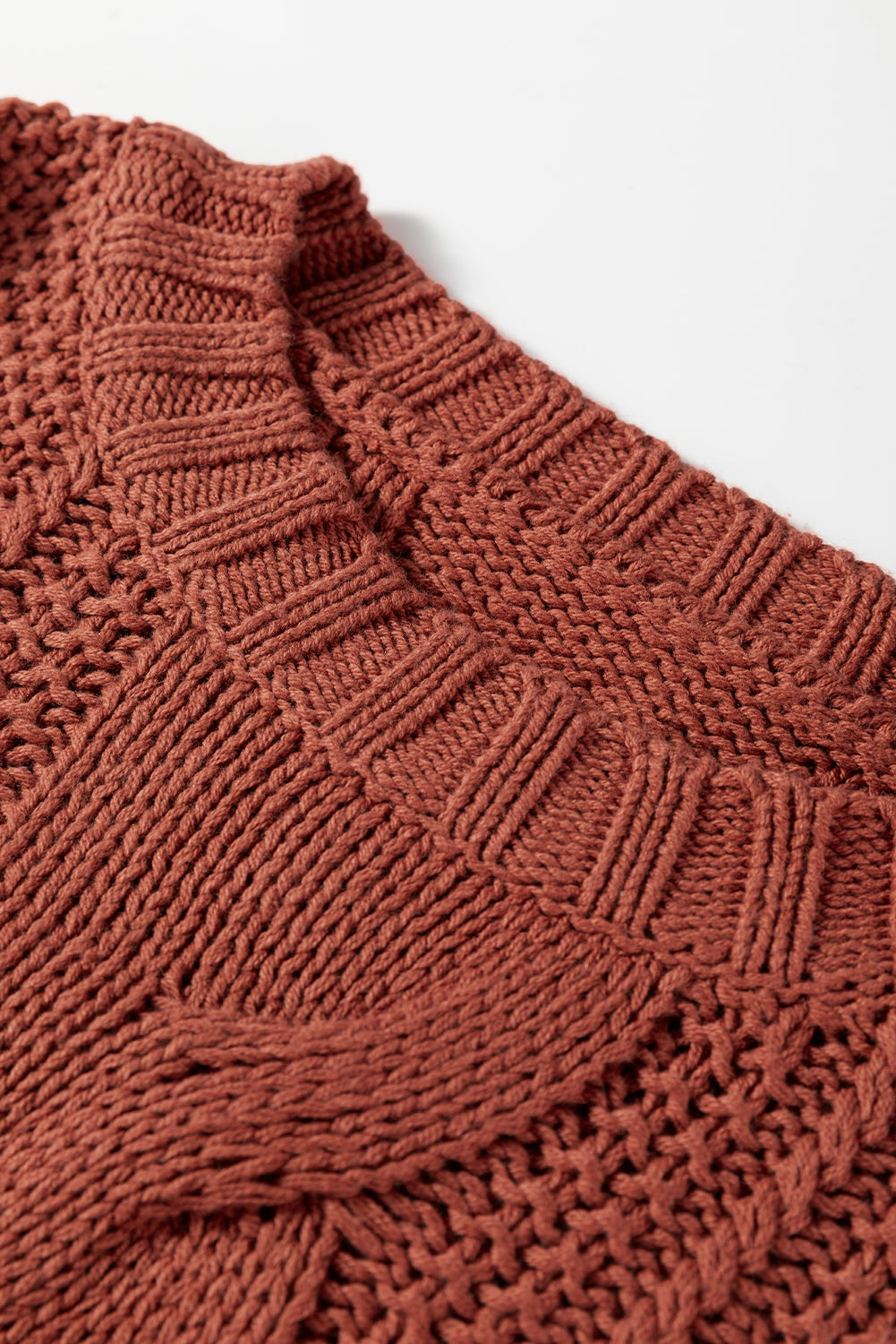 Burl Textured Knit Sweater