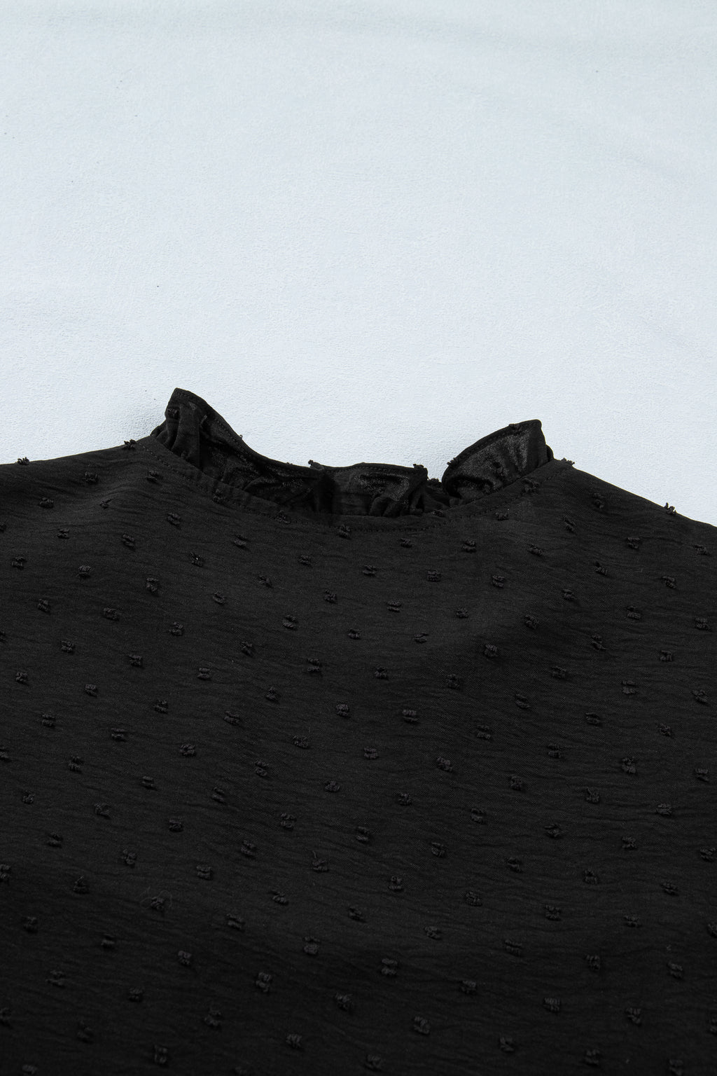 Plus Size Swiss Dot Ruffle Lace V Neck Tank Top