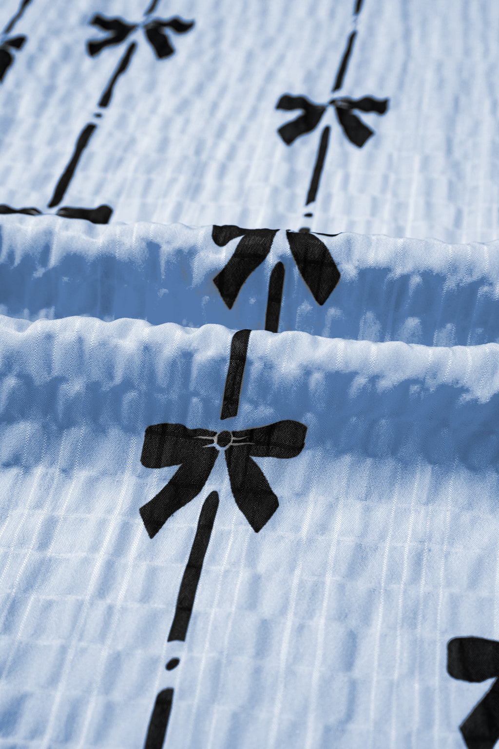 Bow Puff Short Sleeve Top