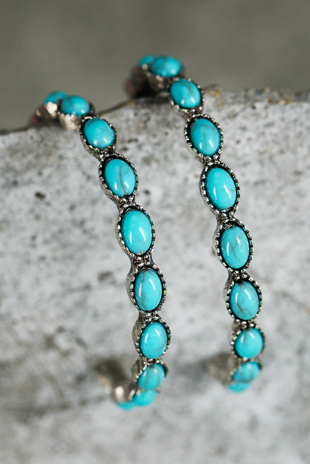 Turquoise Retro Earrings