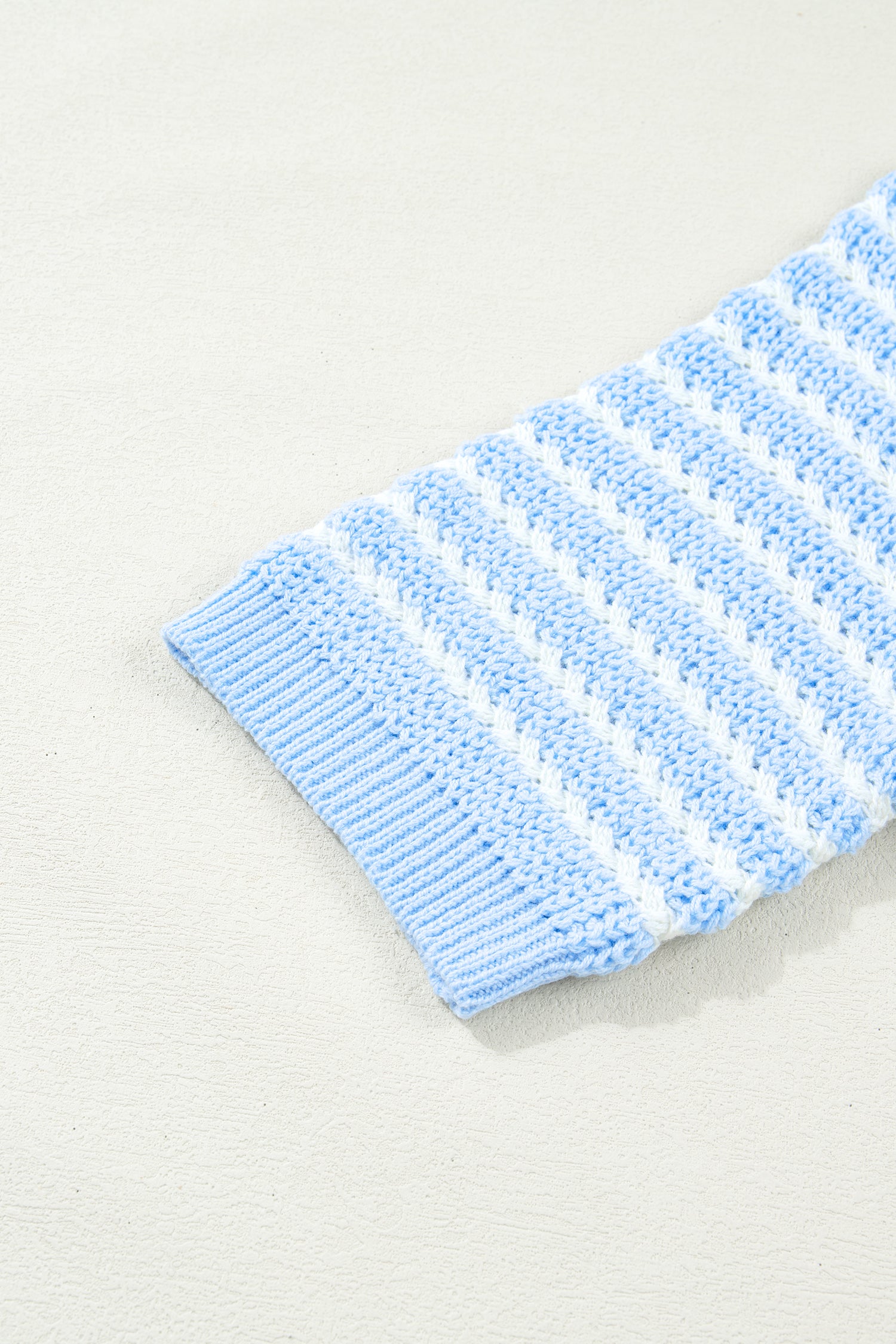 Striped Bow Knot Short Sleeve Top