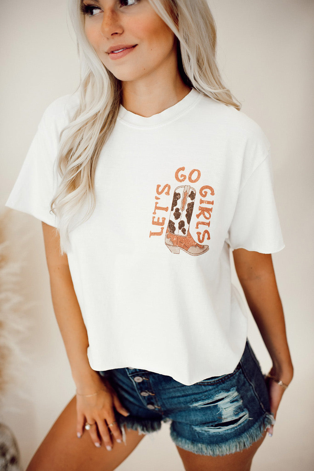 Double-Side Cowboy Hat & Boots Graphic Tee