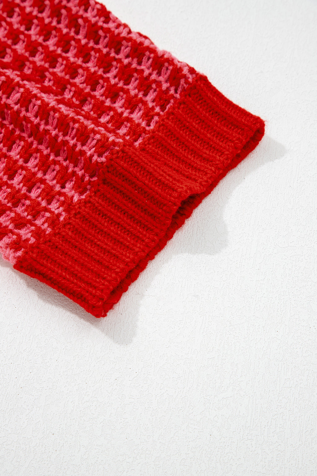 Striped Draped Sleeve Sweater