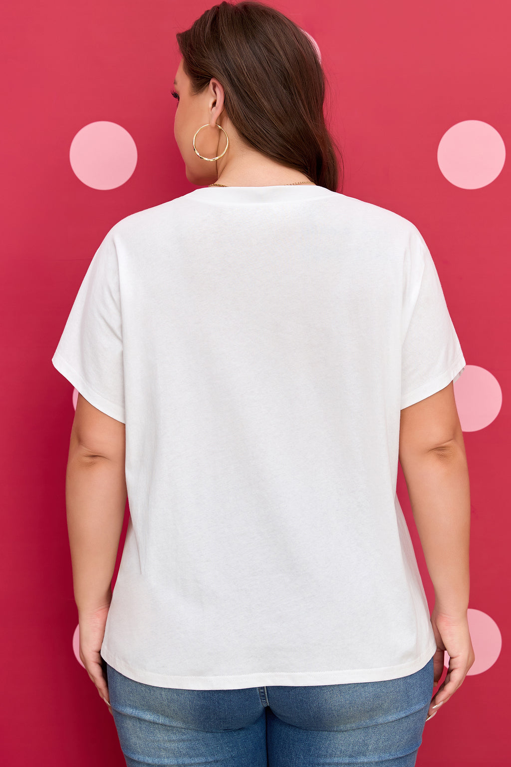 Plus Size Leopard Bow Casual T Shirt