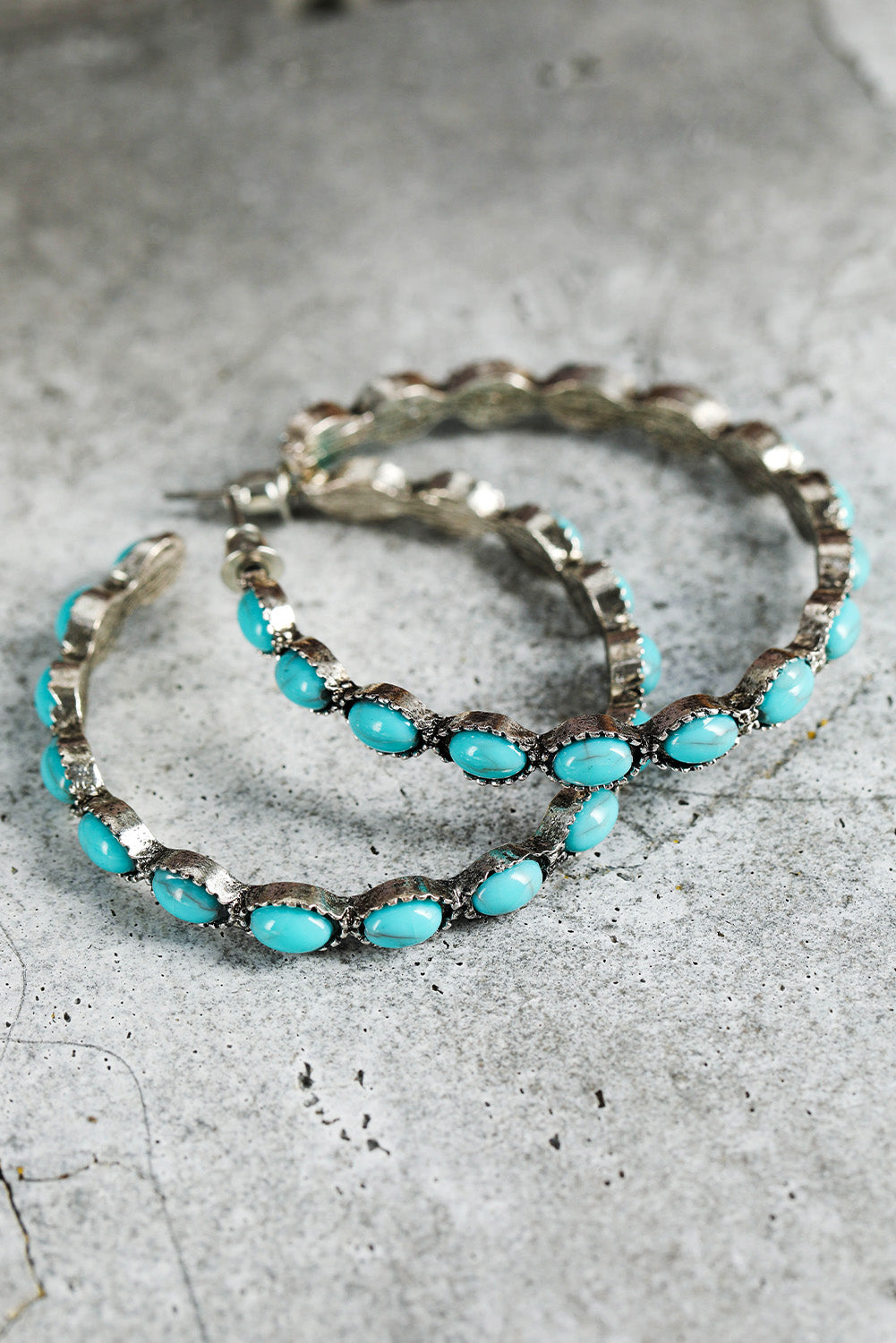 Turquoise Retro Earrings