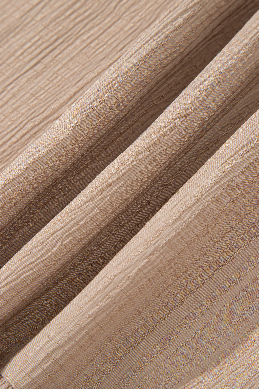 Dark Khaki Plus Size Textured Ruffled Short Sleeve Dress