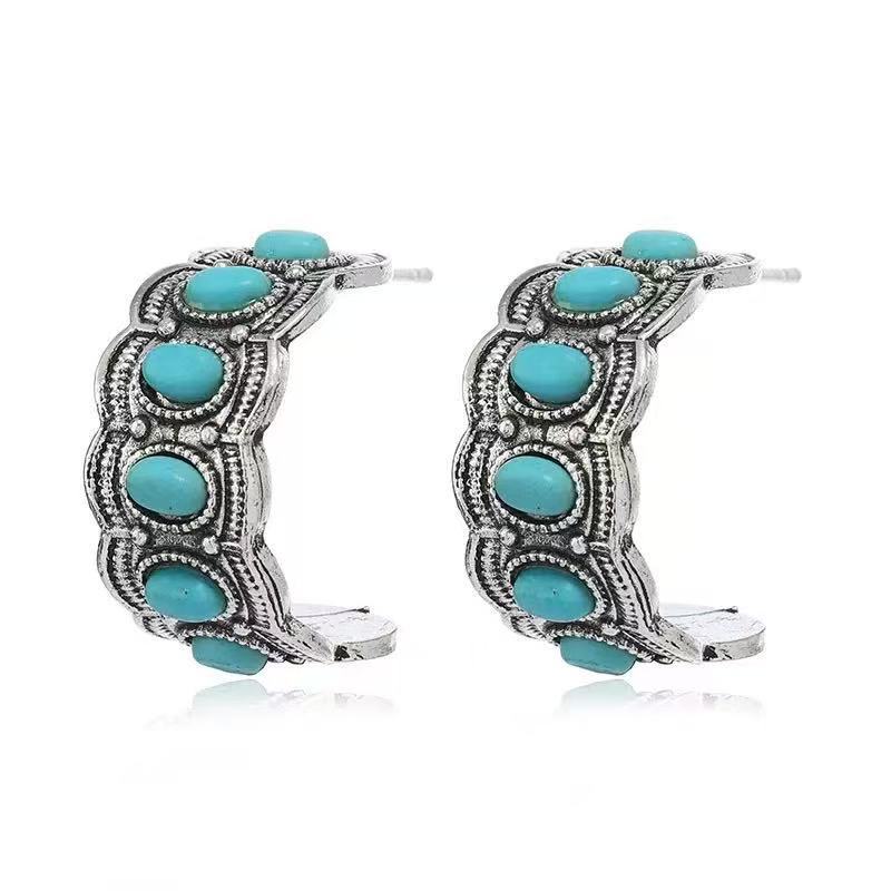 Bohemian-style Bold And Versatile Earrings For Women