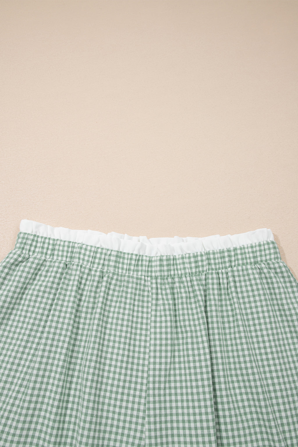 Plus Size Plaid Shorts