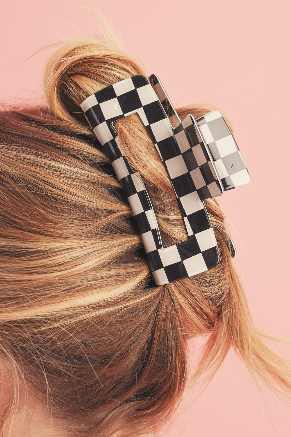 Checkered Hair Clip