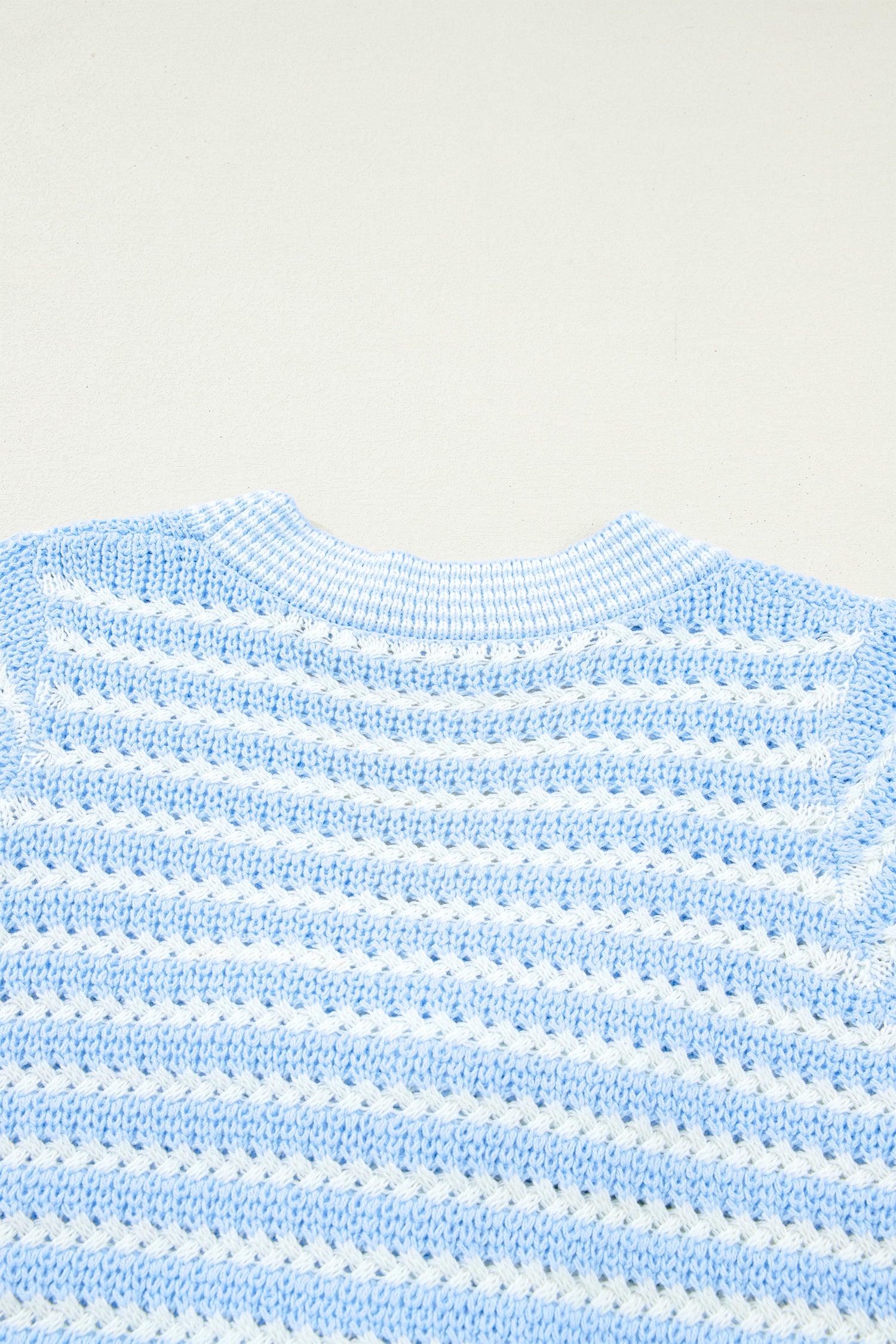 Striped Bow Knot Short Sleeve Top