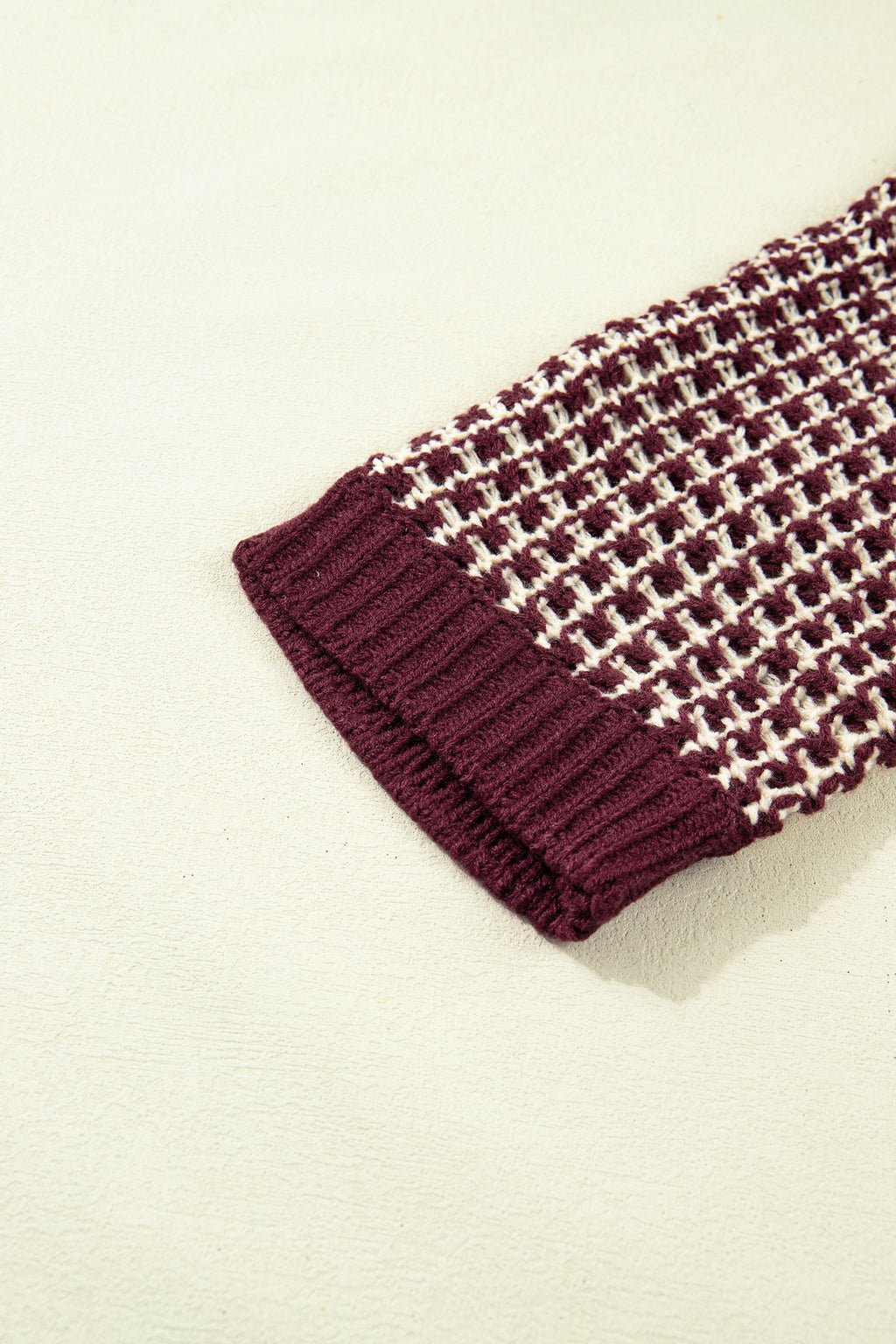 Striped Draped Sleeve Sweater