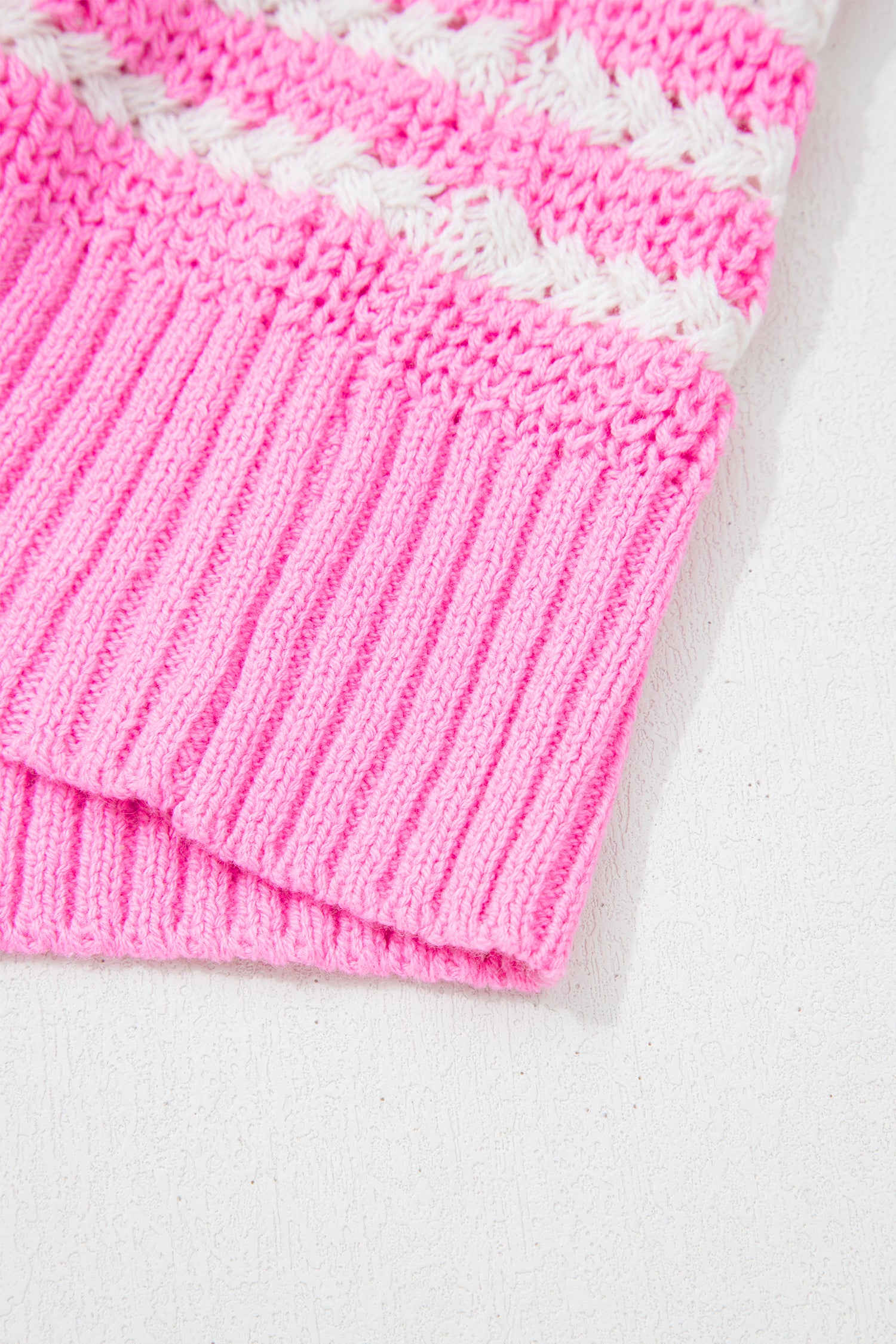 Striped Bow Knot Short Sleeve Top