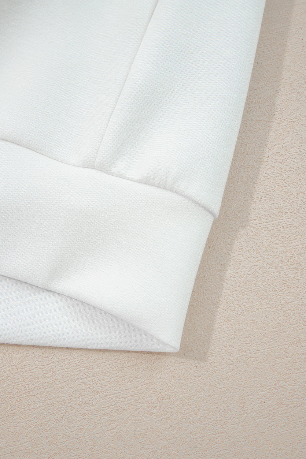 Solid Color Zip Up Knit Puff Sleeve Jacket