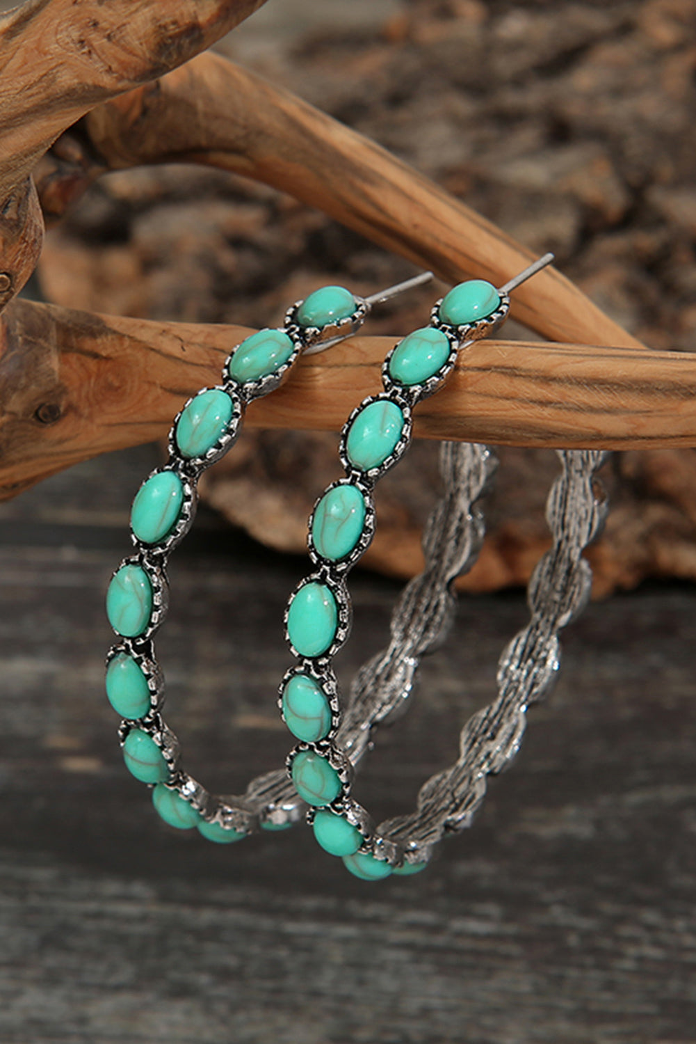 Turquoise Retro Earrings