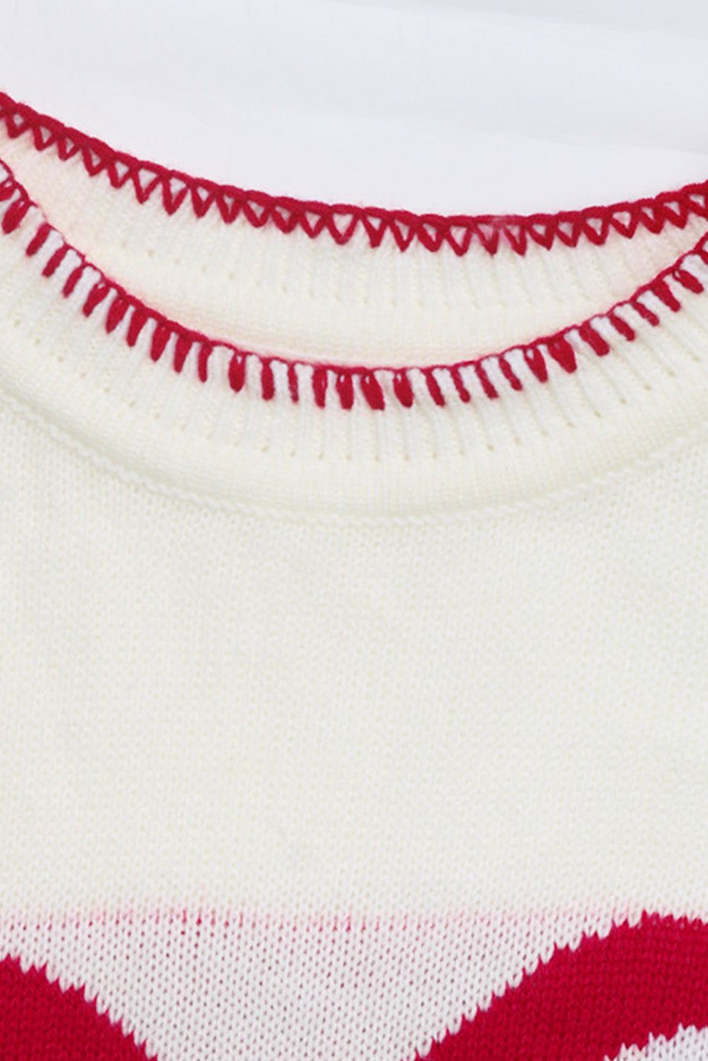 Bow Pattern Loose Graphic Sweater