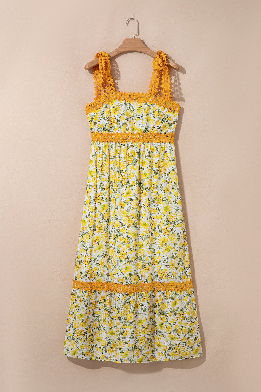 Floral Empire Waist Maxi Dress