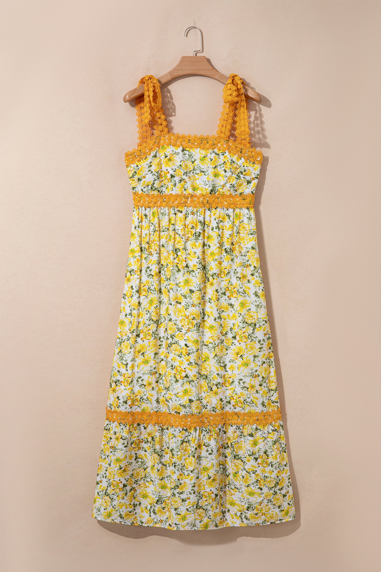 Floral Empire Waist Maxi Dress