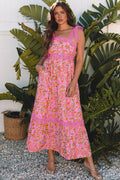 Floral Empire Waist Maxi Dress