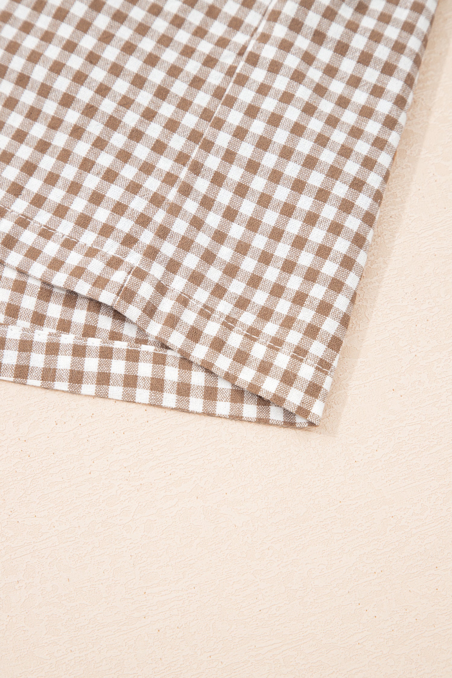 Plus Size Plaid Shorts