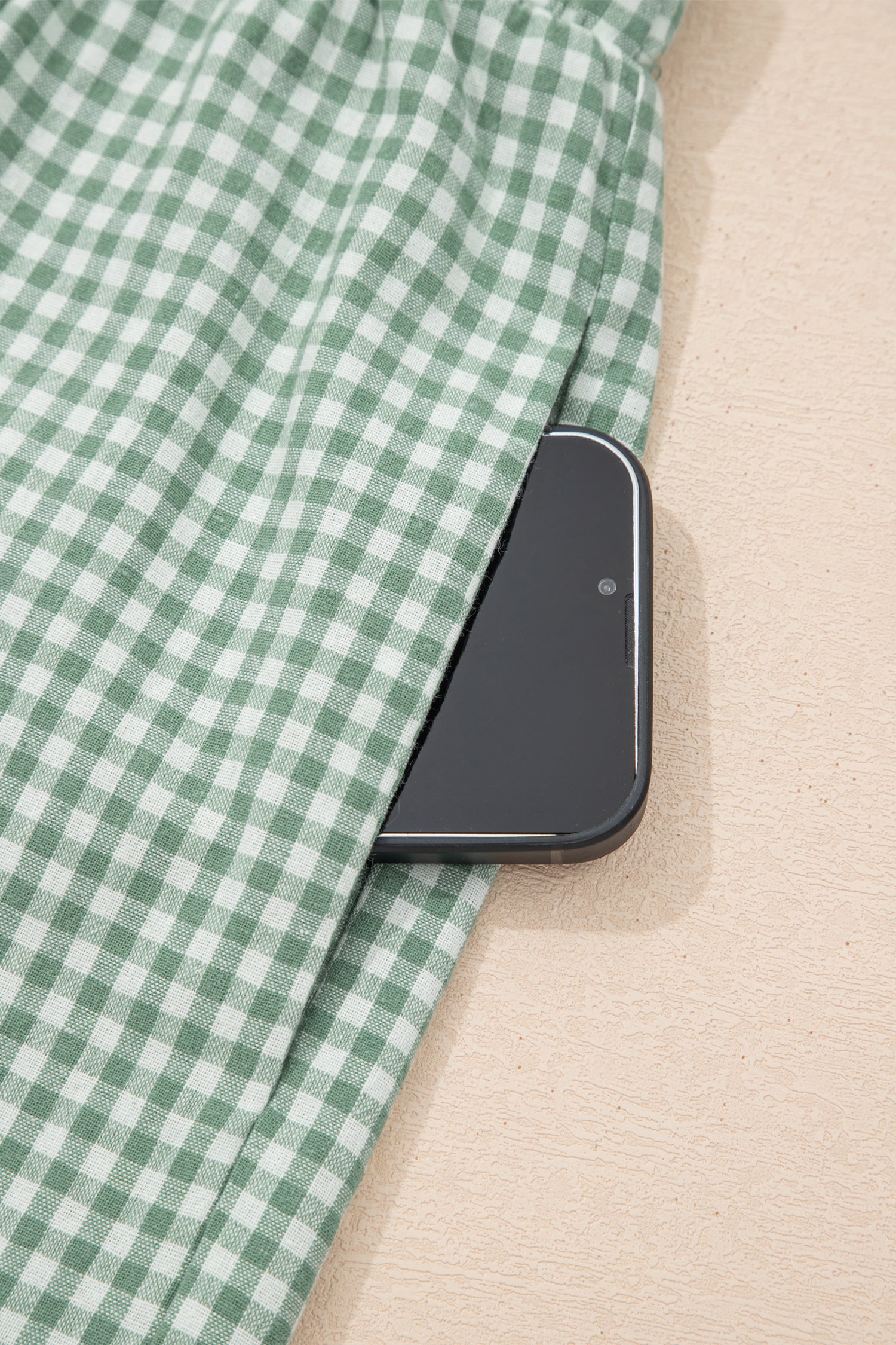 Plus Size Plaid Shorts