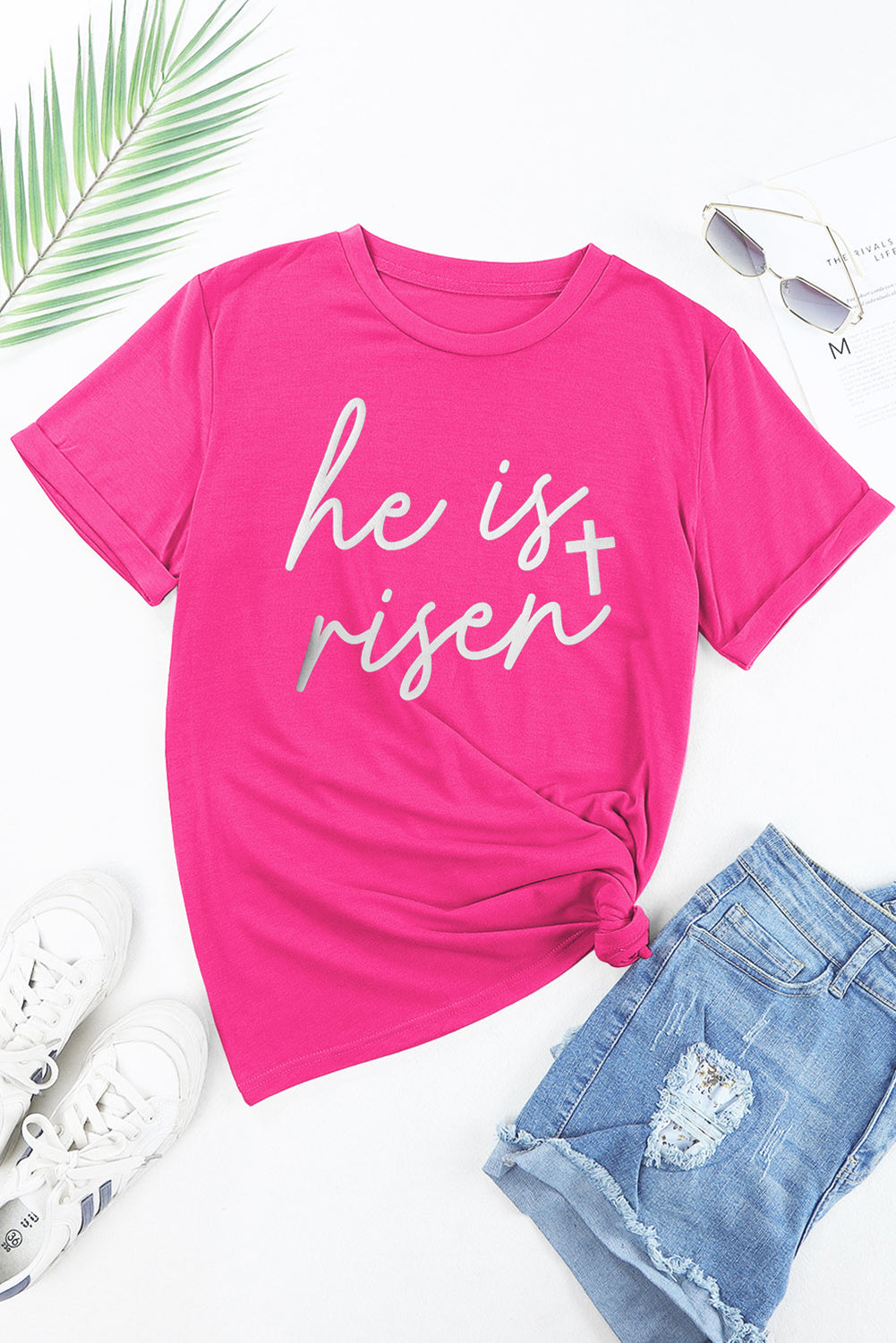He Is Risen Graphic Tee