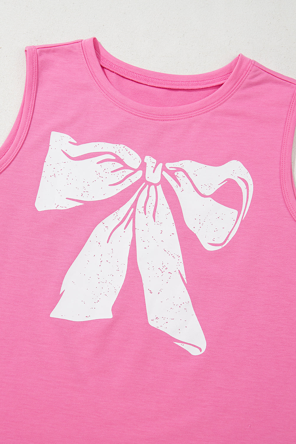 Pink Bow Tank Top