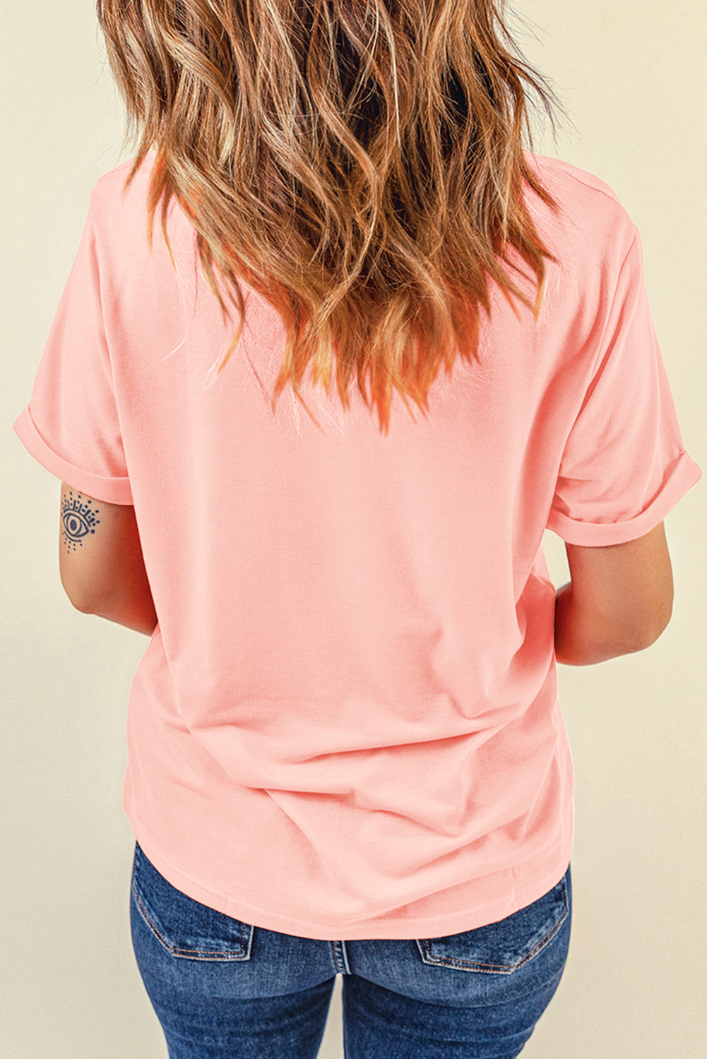 He is Risen Easter Bunny Leopard Cross Graphic Tee