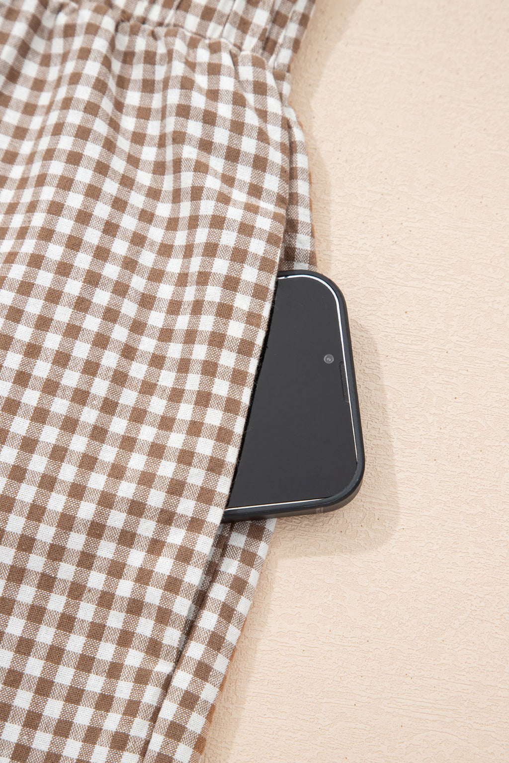 Plus Size Plaid Shorts