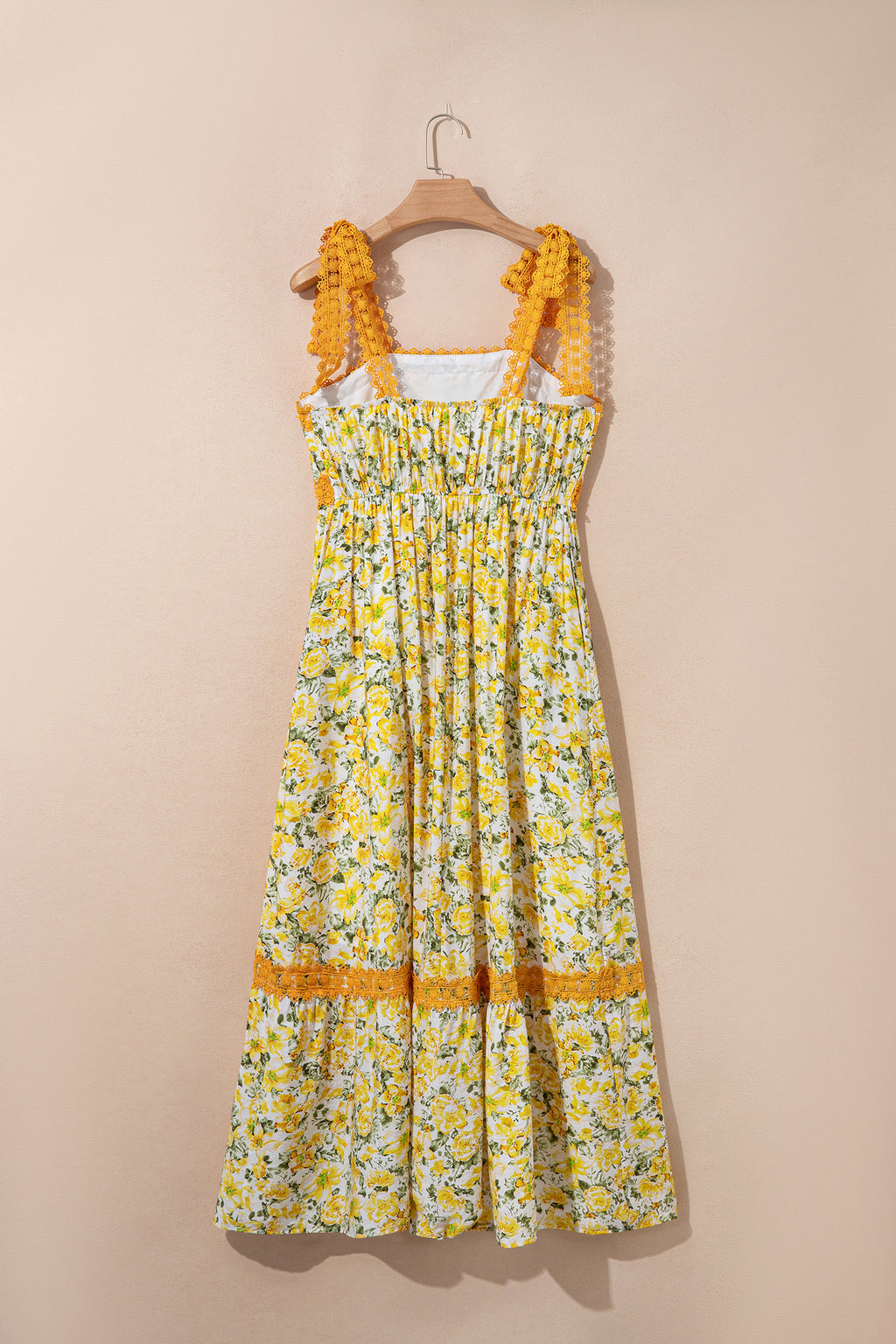 Floral Empire Waist Maxi Dress