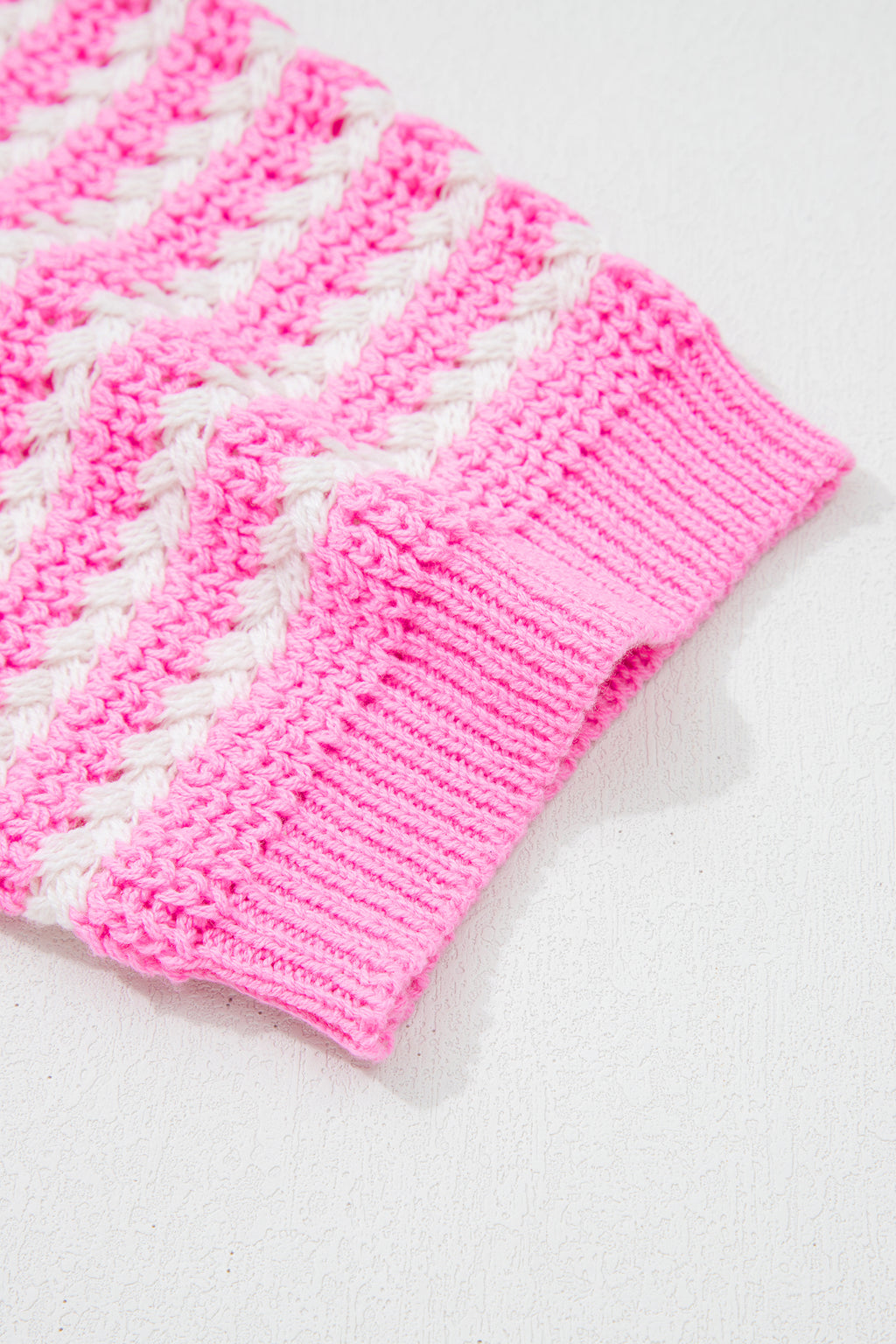 Striped Bow Knot Short Sleeve Top