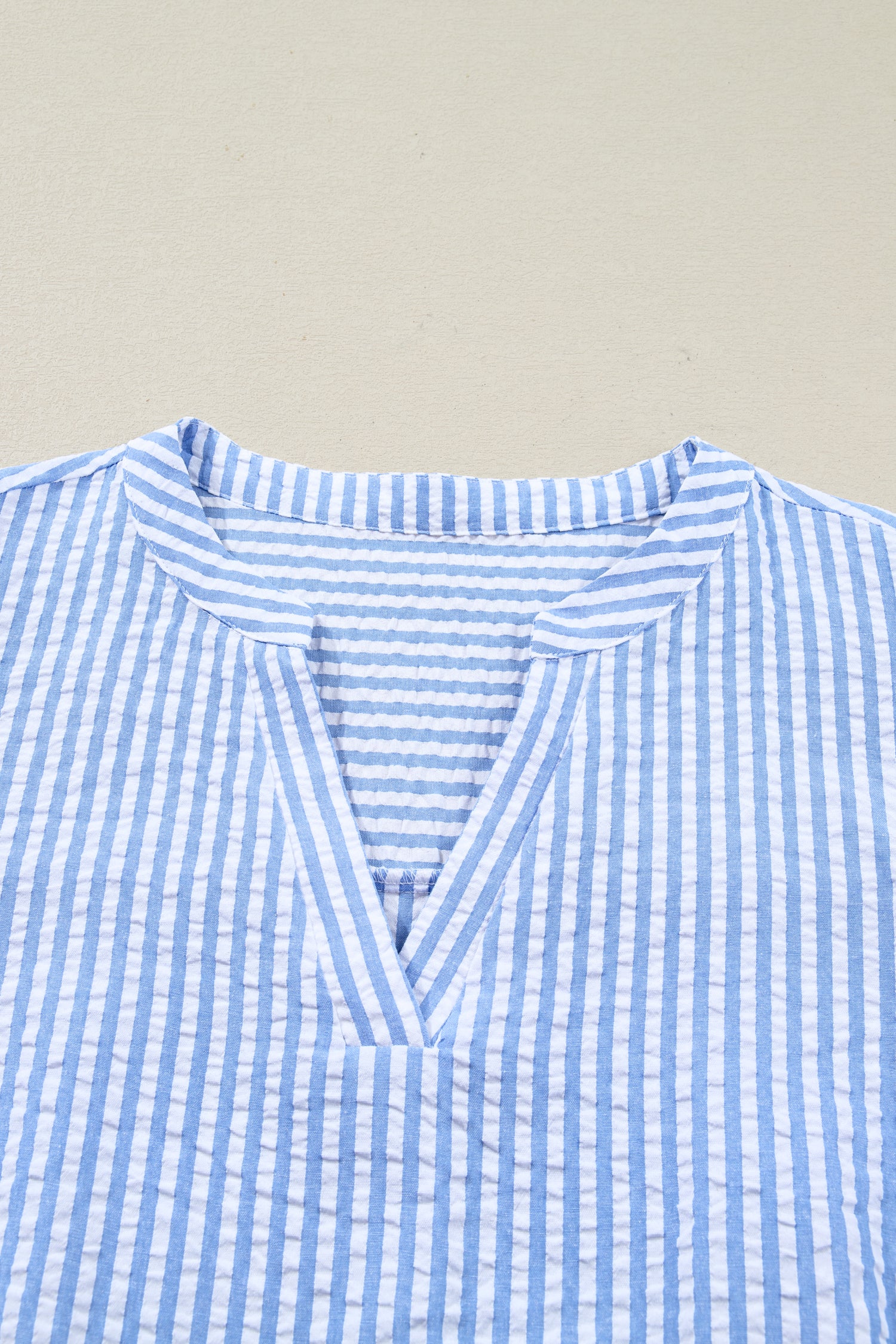 Plus Size Stiped Puff Sleeve Tiered Curvy Dress