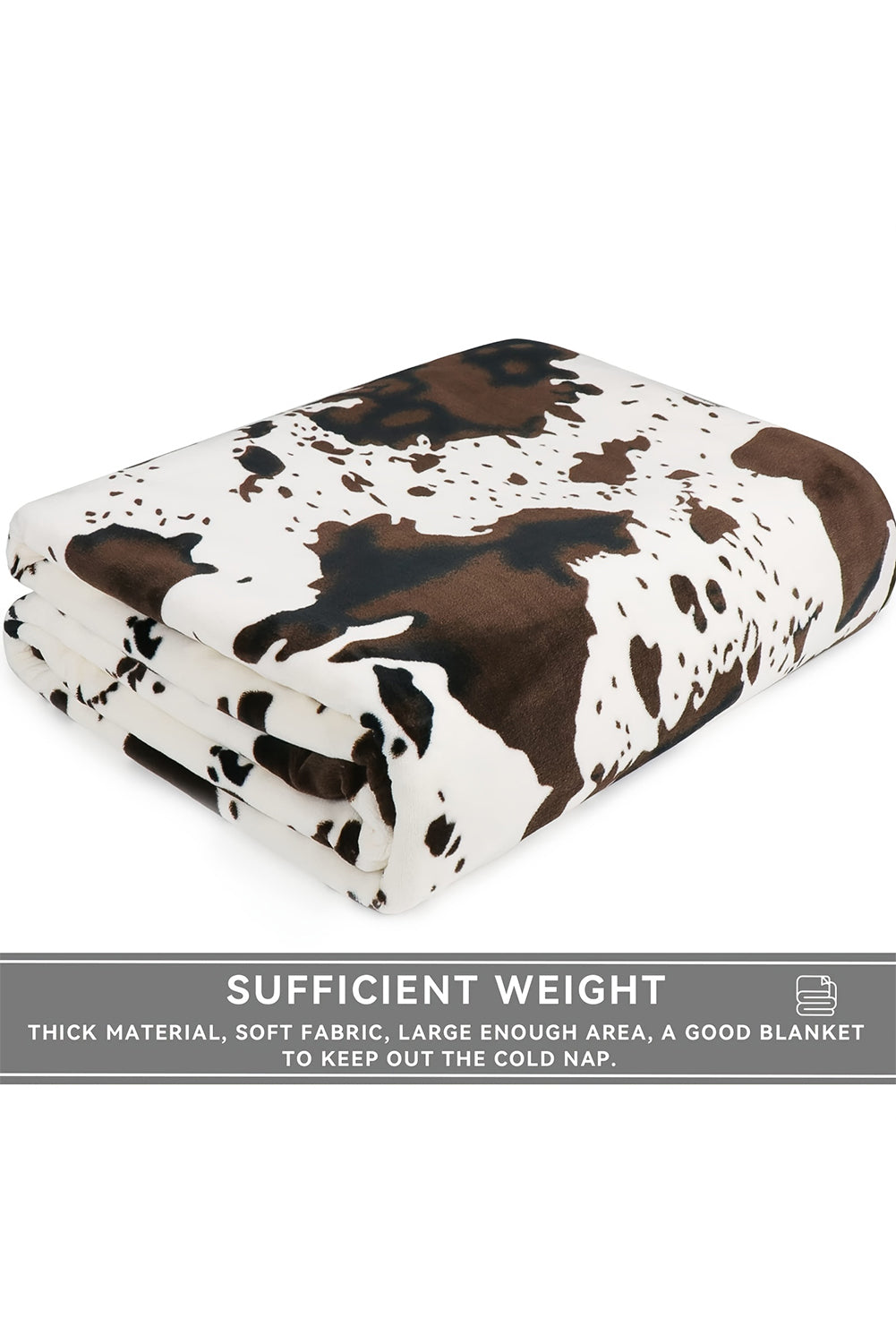 Cow Spots Plush Blanket